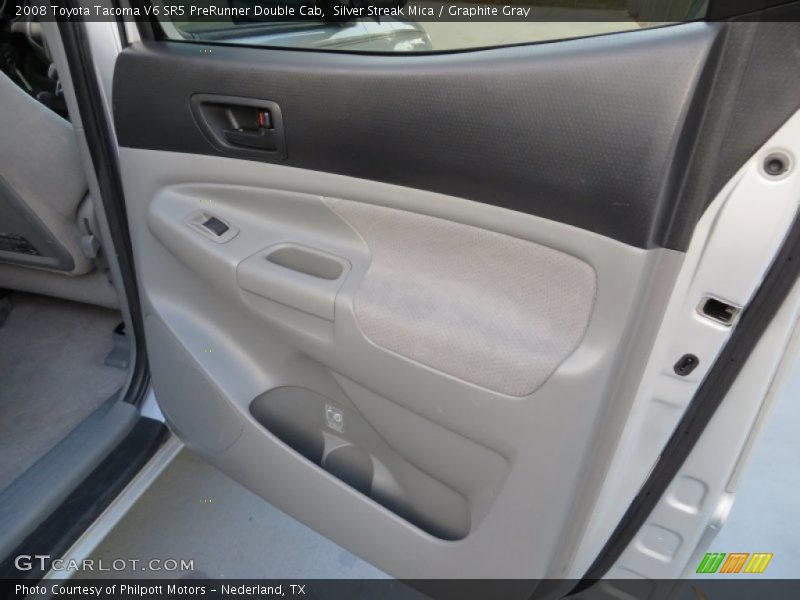 Silver Streak Mica / Graphite Gray 2008 Toyota Tacoma V6 SR5 PreRunner Double Cab
