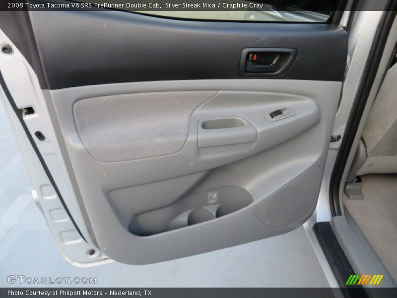 Silver Streak Mica / Graphite Gray 2008 Toyota Tacoma V6 SR5 PreRunner Double Cab