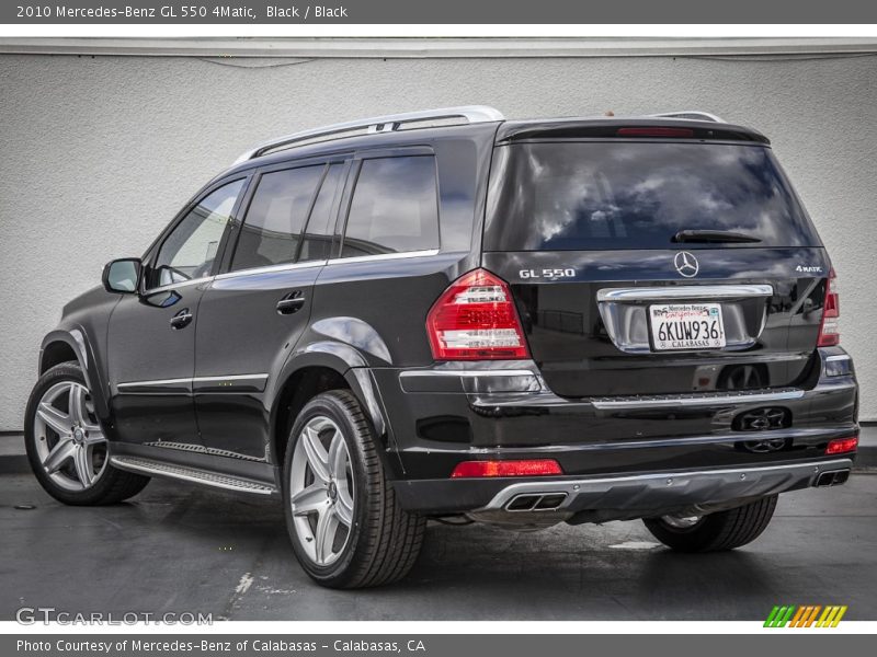 Black / Black 2010 Mercedes-Benz GL 550 4Matic