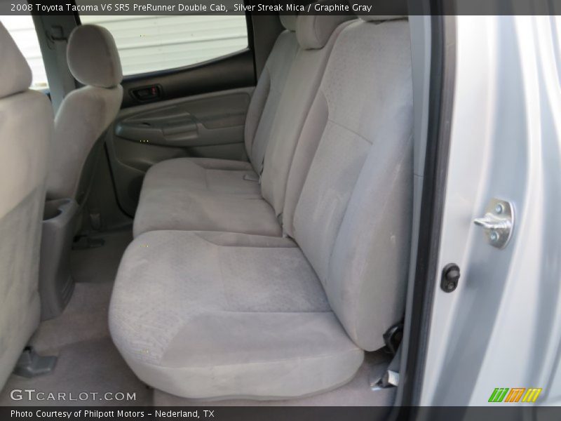 Silver Streak Mica / Graphite Gray 2008 Toyota Tacoma V6 SR5 PreRunner Double Cab
