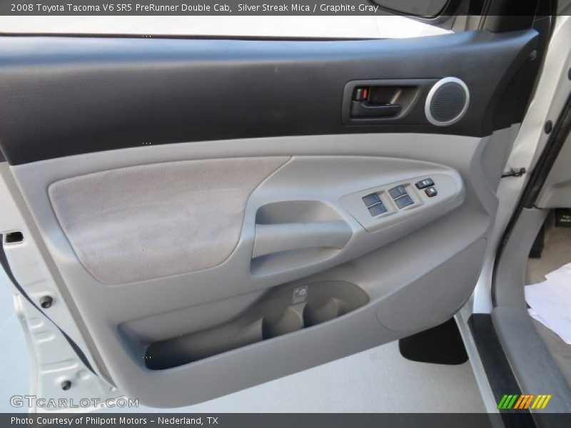 Silver Streak Mica / Graphite Gray 2008 Toyota Tacoma V6 SR5 PreRunner Double Cab