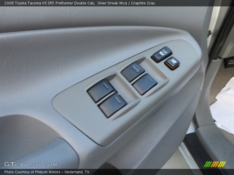 Silver Streak Mica / Graphite Gray 2008 Toyota Tacoma V6 SR5 PreRunner Double Cab