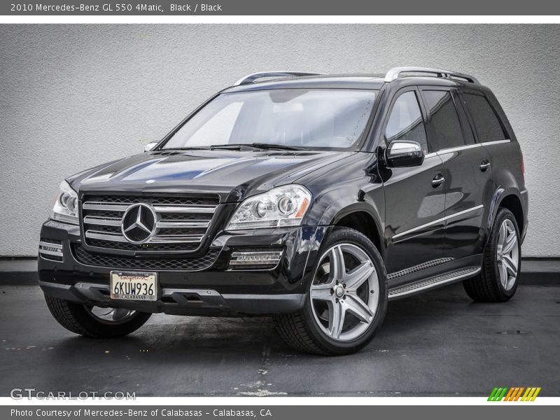 Black / Black 2010 Mercedes-Benz GL 550 4Matic