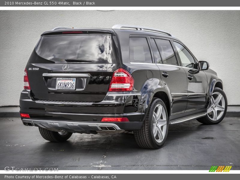 Black / Black 2010 Mercedes-Benz GL 550 4Matic