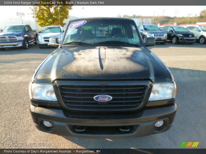 Black / Medium Dark Flint 2009 Ford Ranger Sport SuperCab 4x4