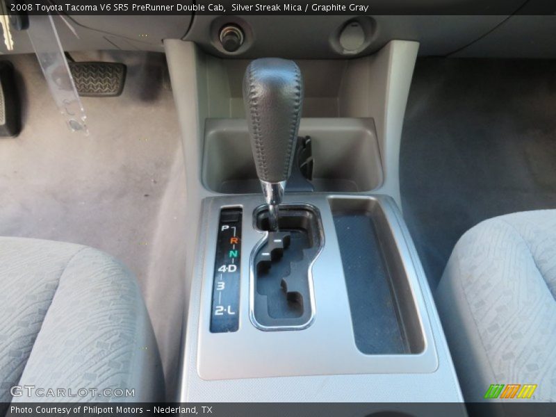 Silver Streak Mica / Graphite Gray 2008 Toyota Tacoma V6 SR5 PreRunner Double Cab