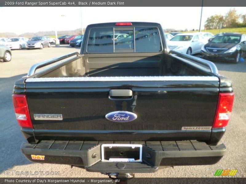 Black / Medium Dark Flint 2009 Ford Ranger Sport SuperCab 4x4