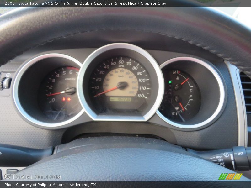 Silver Streak Mica / Graphite Gray 2008 Toyota Tacoma V6 SR5 PreRunner Double Cab