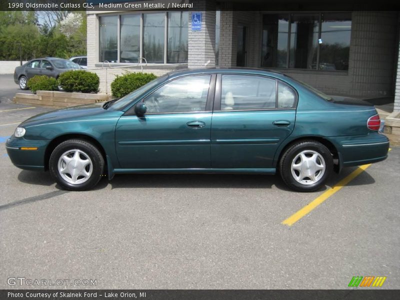 Medium Green Metallic / Neutral 1998 Oldsmobile Cutlass GLS