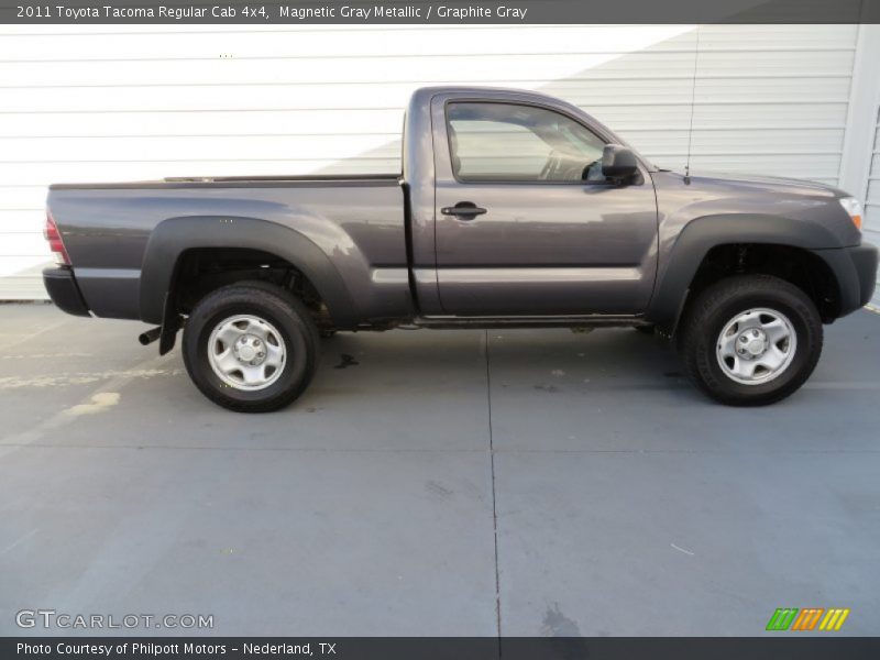 Magnetic Gray Metallic / Graphite Gray 2011 Toyota Tacoma Regular Cab 4x4