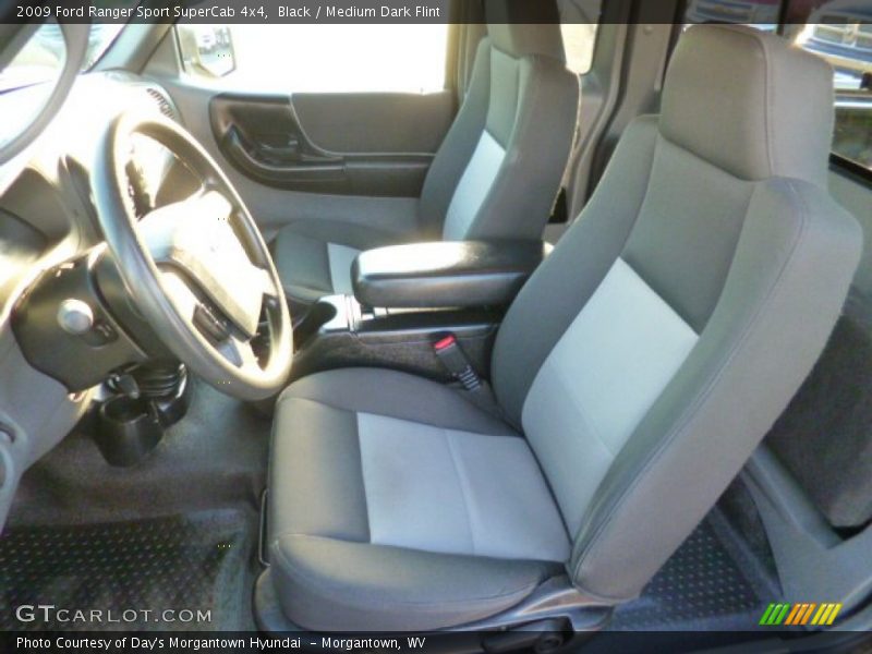 Black / Medium Dark Flint 2009 Ford Ranger Sport SuperCab 4x4