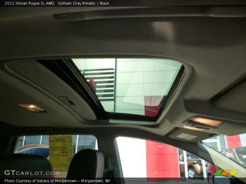 Gotham Gray Metallic / Black 2011 Nissan Rogue SL AWD