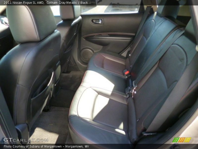 Gotham Gray Metallic / Black 2011 Nissan Rogue SL AWD