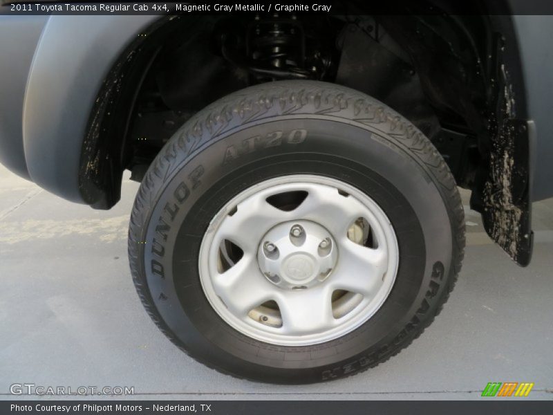 Magnetic Gray Metallic / Graphite Gray 2011 Toyota Tacoma Regular Cab 4x4