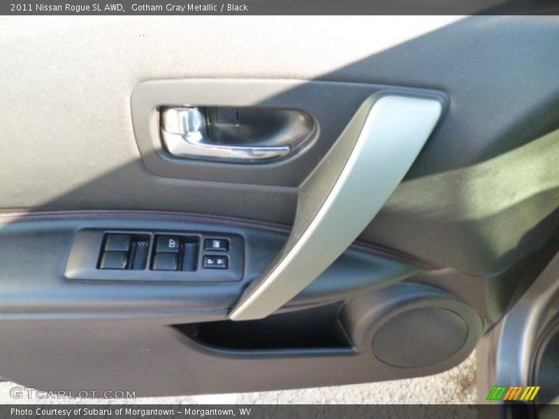 Gotham Gray Metallic / Black 2011 Nissan Rogue SL AWD