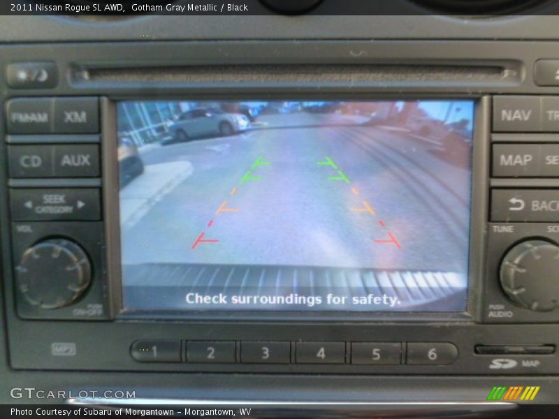 Gotham Gray Metallic / Black 2011 Nissan Rogue SL AWD