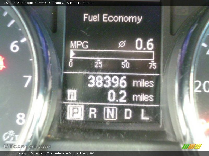 Gotham Gray Metallic / Black 2011 Nissan Rogue SL AWD