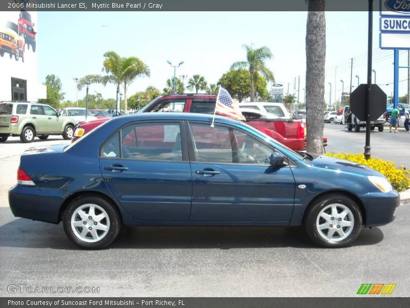 Mystic Blue Pearl / Gray 2006 Mitsubishi Lancer ES