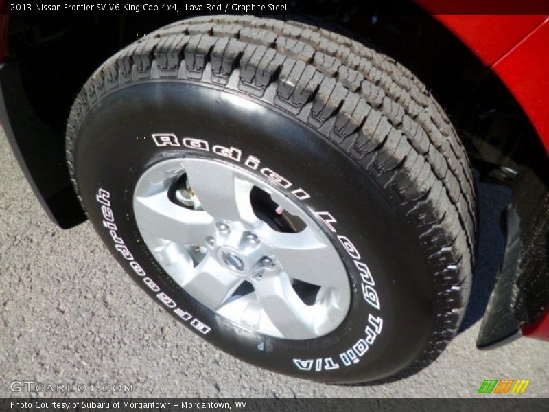 Lava Red / Graphite Steel 2013 Nissan Frontier SV V6 King Cab 4x4