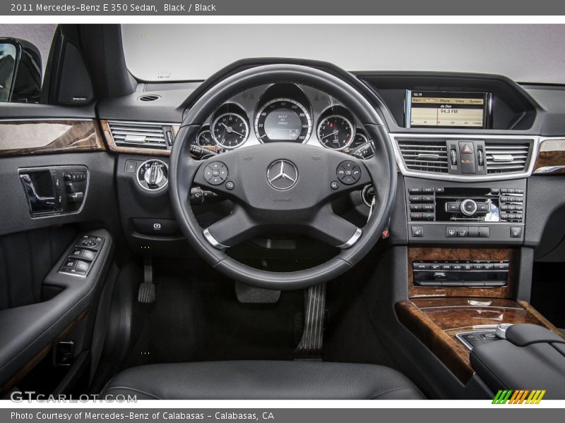 Black / Black 2011 Mercedes-Benz E 350 Sedan