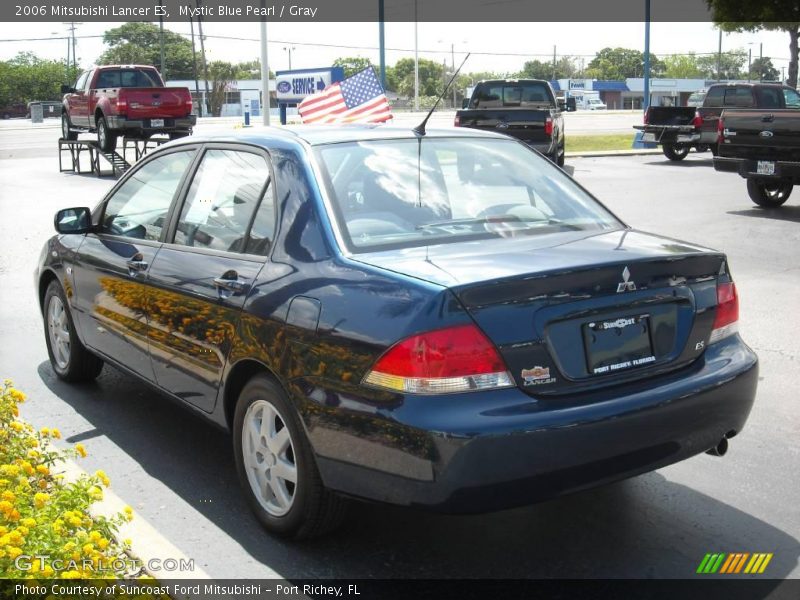 Mystic Blue Pearl / Gray 2006 Mitsubishi Lancer ES