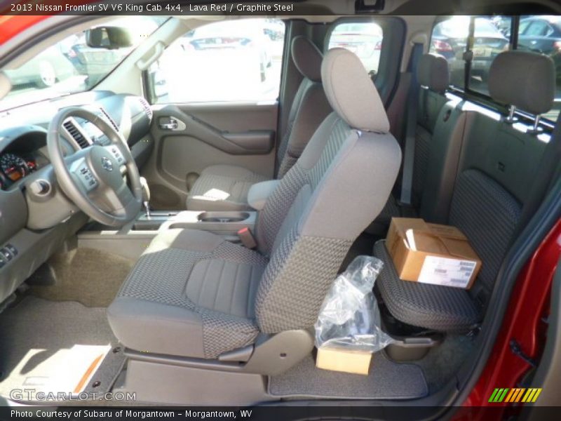 Lava Red / Graphite Steel 2013 Nissan Frontier SV V6 King Cab 4x4