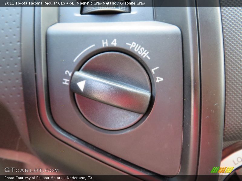 Magnetic Gray Metallic / Graphite Gray 2011 Toyota Tacoma Regular Cab 4x4