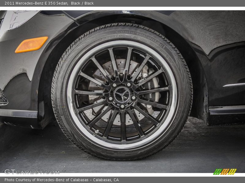 Black / Black 2011 Mercedes-Benz E 350 Sedan