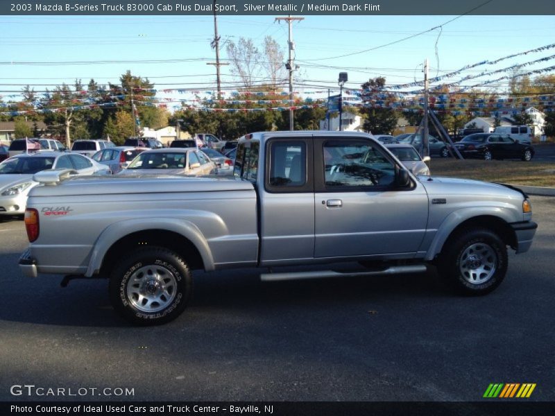 Silver Metallic / Medium Dark Flint 2003 Mazda B-Series Truck B3000 Cab Plus Dual Sport