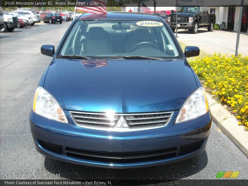 Mystic Blue Pearl / Gray 2006 Mitsubishi Lancer ES