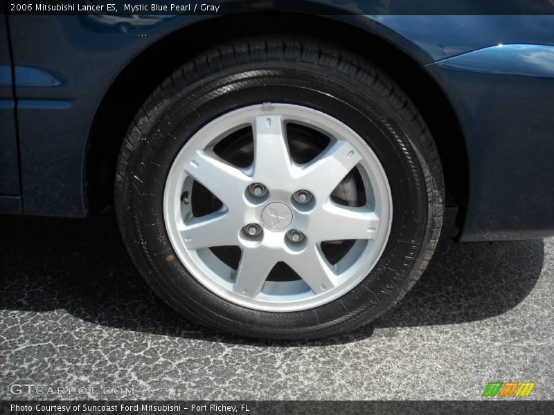 Mystic Blue Pearl / Gray 2006 Mitsubishi Lancer ES