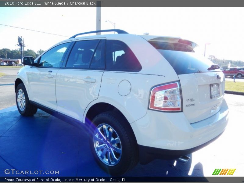 White Suede / Charcoal Black 2010 Ford Edge SEL