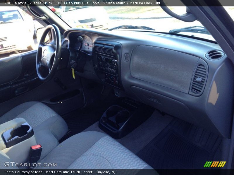 Silver Metallic / Medium Dark Flint 2003 Mazda B-Series Truck B3000 Cab Plus Dual Sport