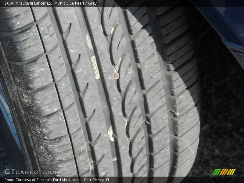Mystic Blue Pearl / Gray 2006 Mitsubishi Lancer ES