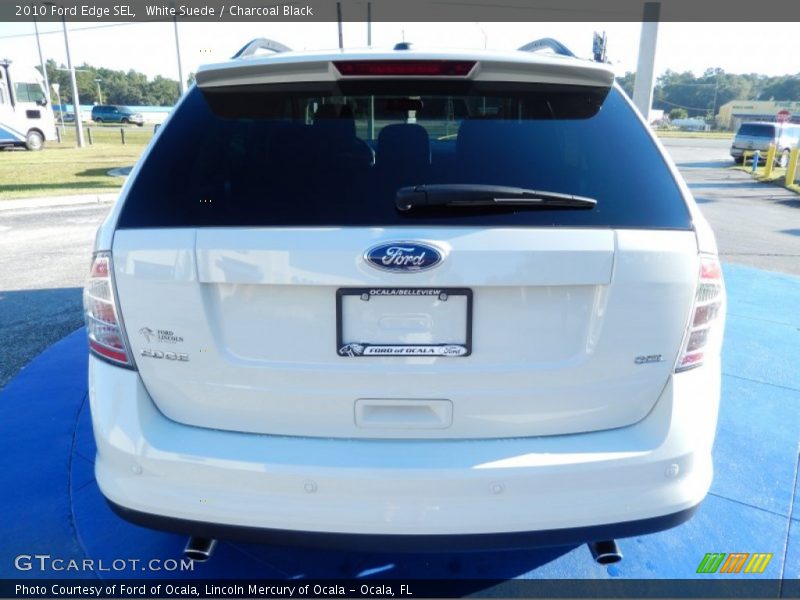White Suede / Charcoal Black 2010 Ford Edge SEL