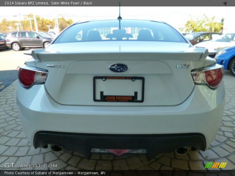 Satin White Pearl / Black 2014 Subaru BRZ Limited