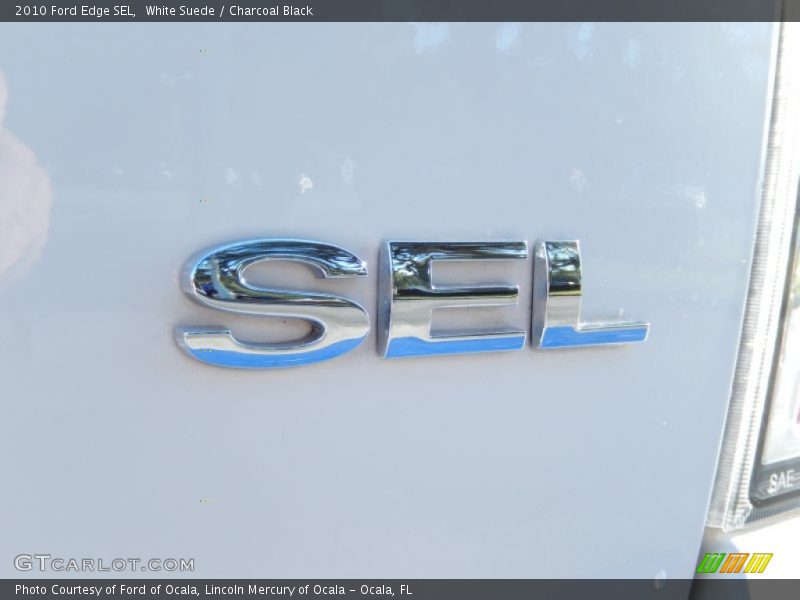 White Suede / Charcoal Black 2010 Ford Edge SEL