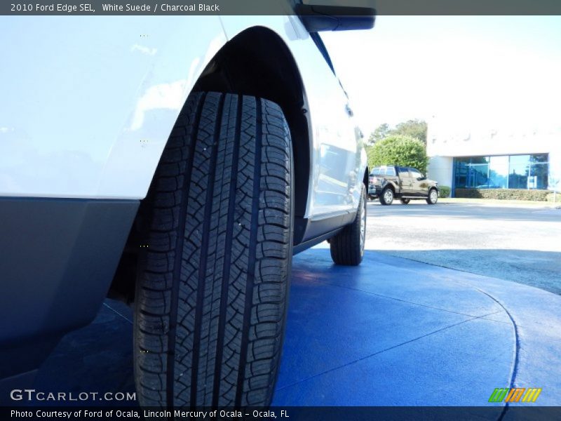 White Suede / Charcoal Black 2010 Ford Edge SEL