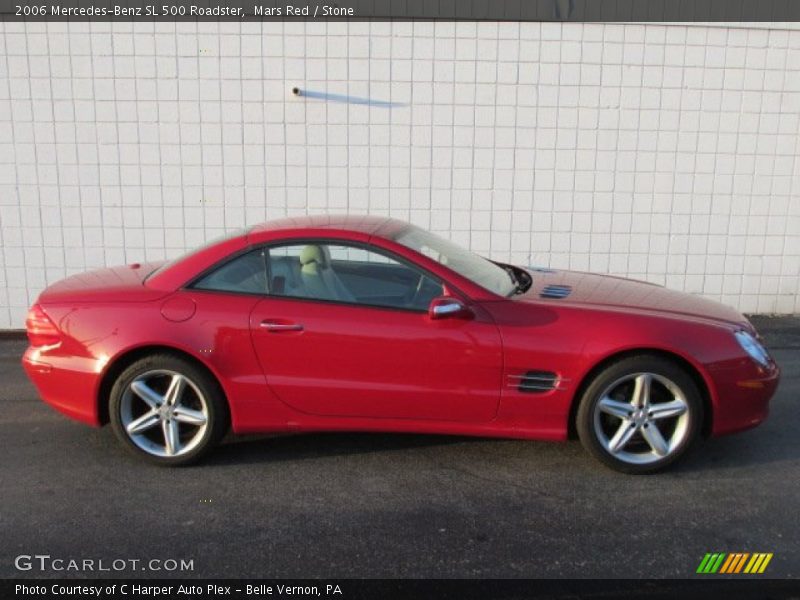 Mars Red / Stone 2006 Mercedes-Benz SL 500 Roadster