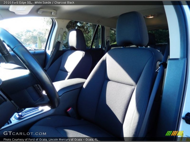 White Suede / Charcoal Black 2010 Ford Edge SEL