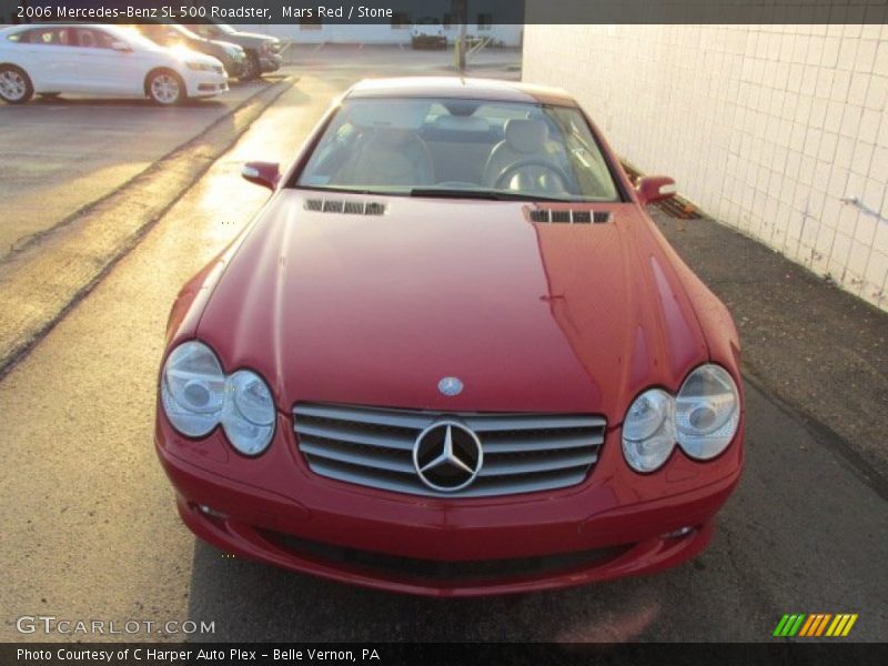 Mars Red / Stone 2006 Mercedes-Benz SL 500 Roadster