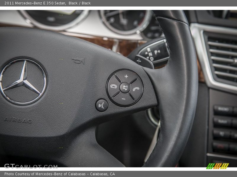 Black / Black 2011 Mercedes-Benz E 350 Sedan