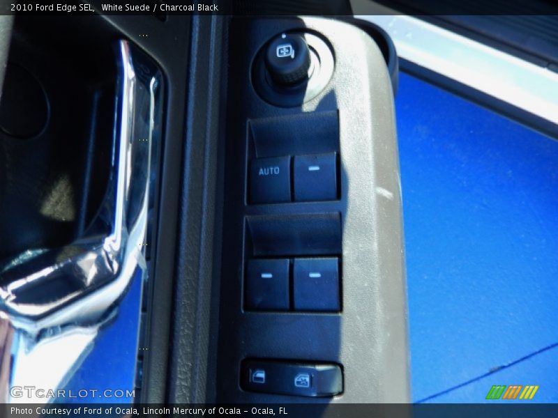 White Suede / Charcoal Black 2010 Ford Edge SEL