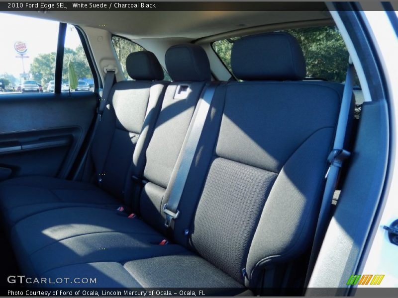 White Suede / Charcoal Black 2010 Ford Edge SEL