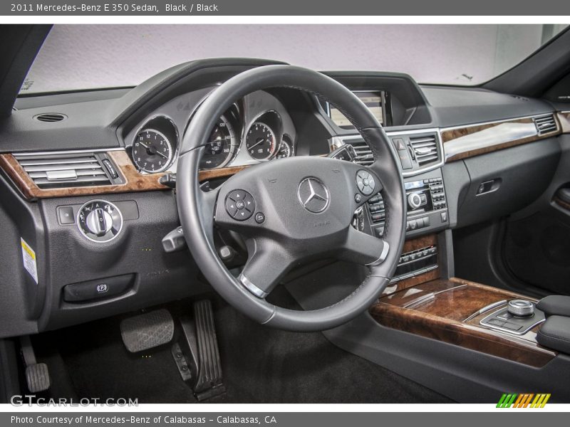 Black / Black 2011 Mercedes-Benz E 350 Sedan