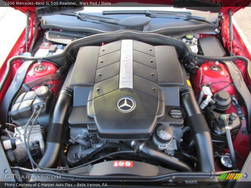 Mars Red / Stone 2006 Mercedes-Benz SL 500 Roadster