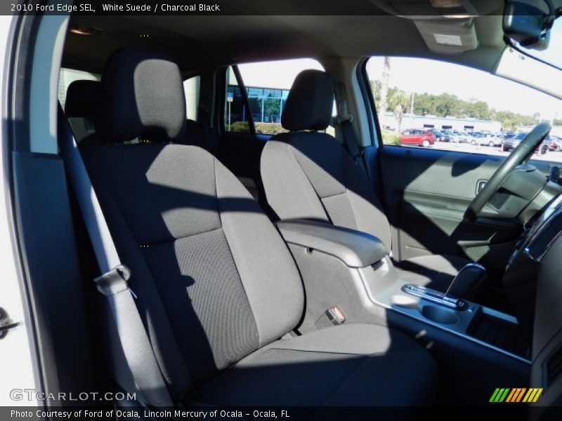 White Suede / Charcoal Black 2010 Ford Edge SEL