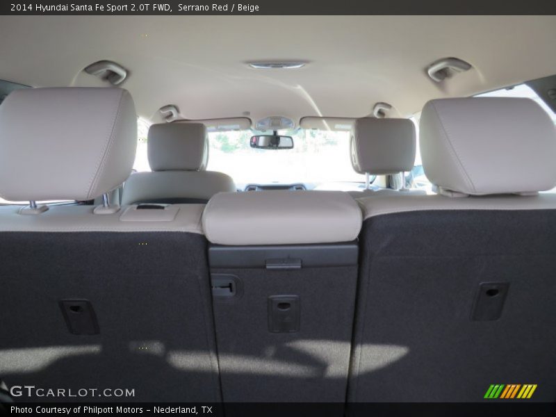 Serrano Red / Beige 2014 Hyundai Santa Fe Sport 2.0T FWD