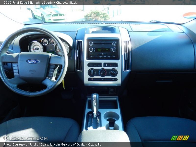 White Suede / Charcoal Black 2010 Ford Edge SEL