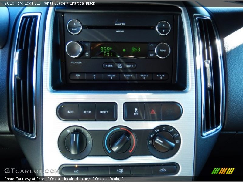 White Suede / Charcoal Black 2010 Ford Edge SEL